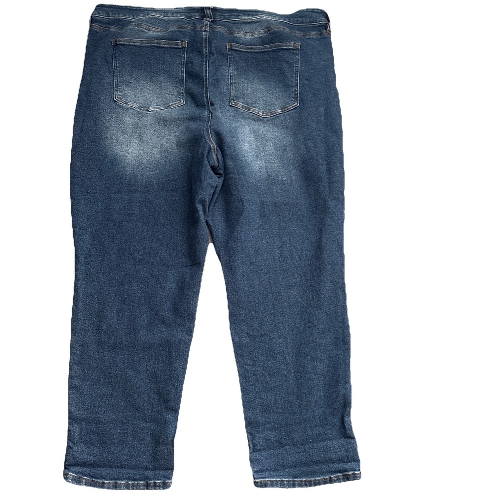 Molly & Isadora Girlfriend High Rise Jeans Womens Plus size 26W Distressed - Picture 2 of 13